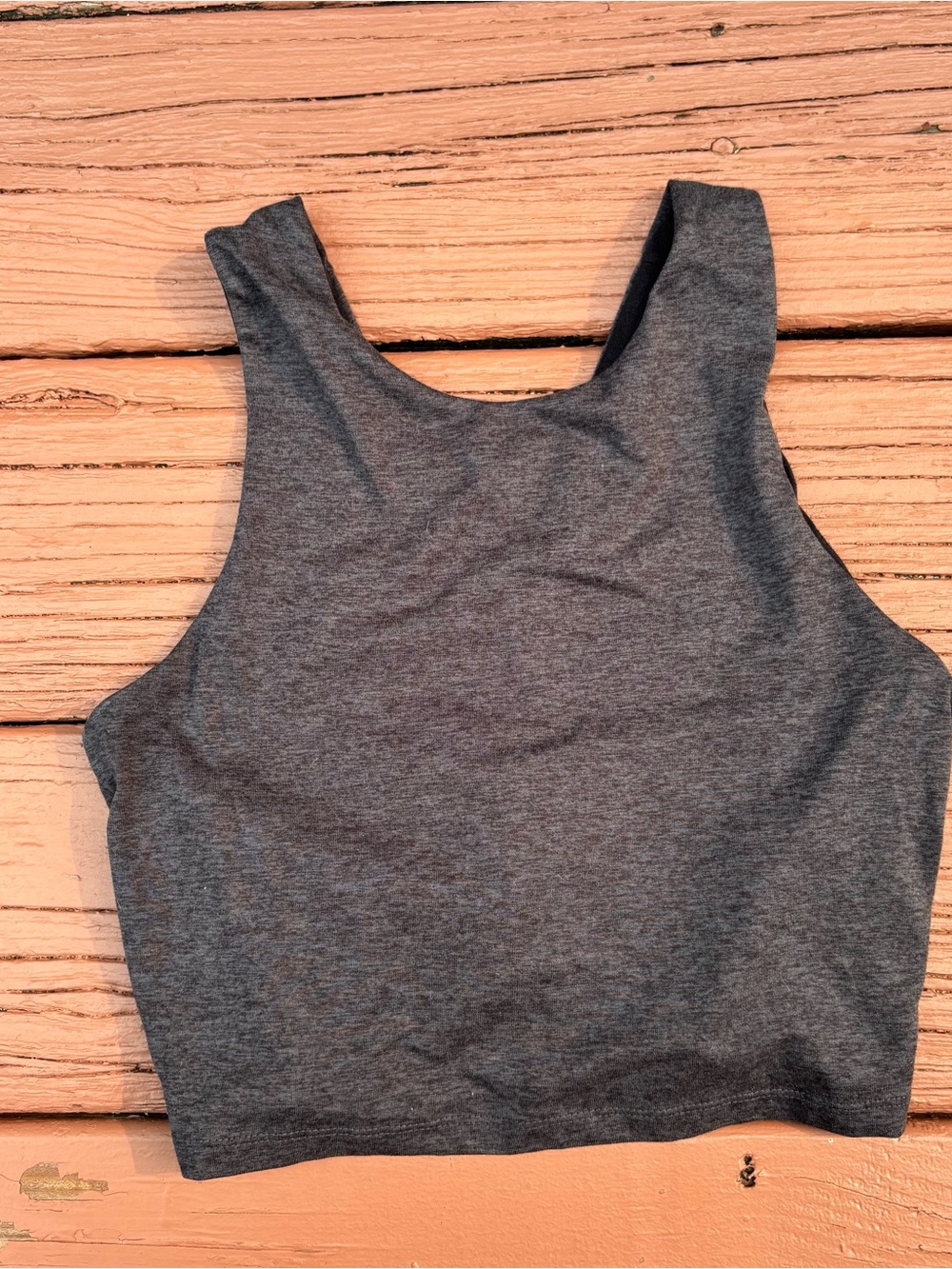 Kyodan XS Dark Gray Croppd Workout Tank Top
